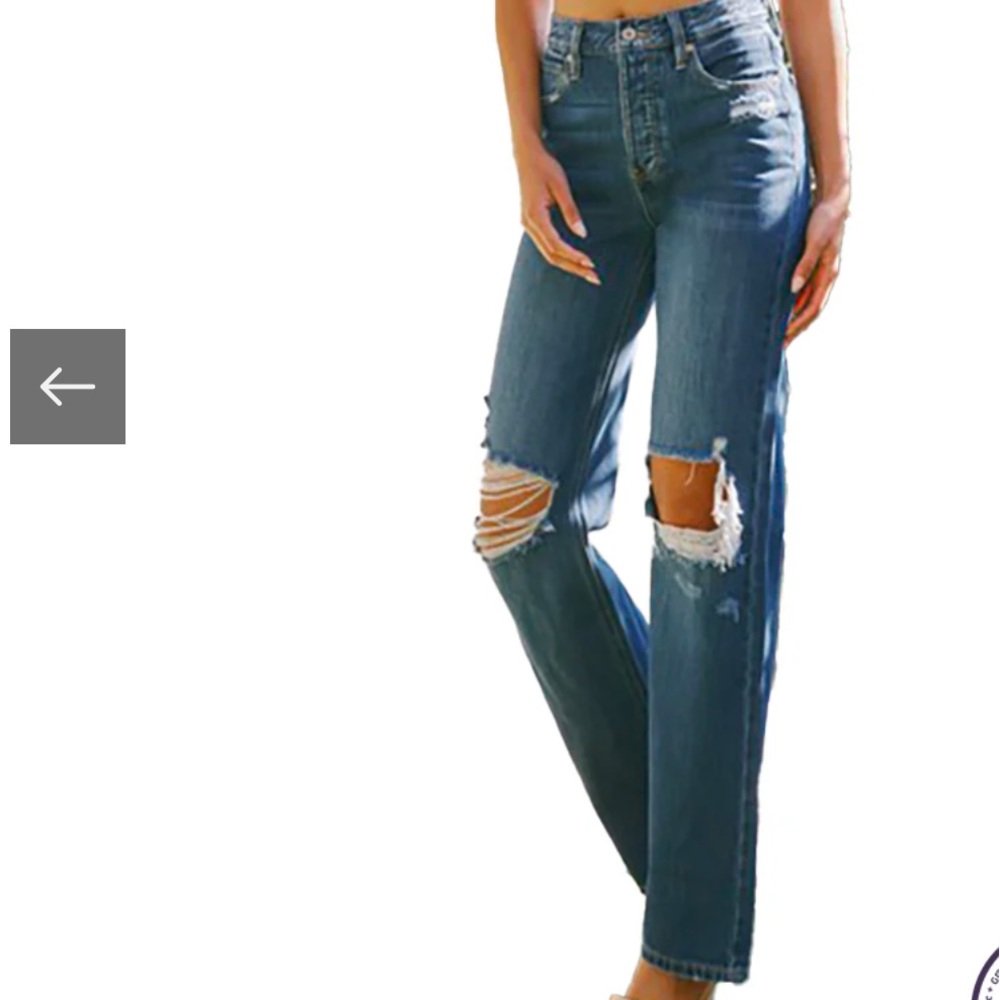 Kancan distressed Jean